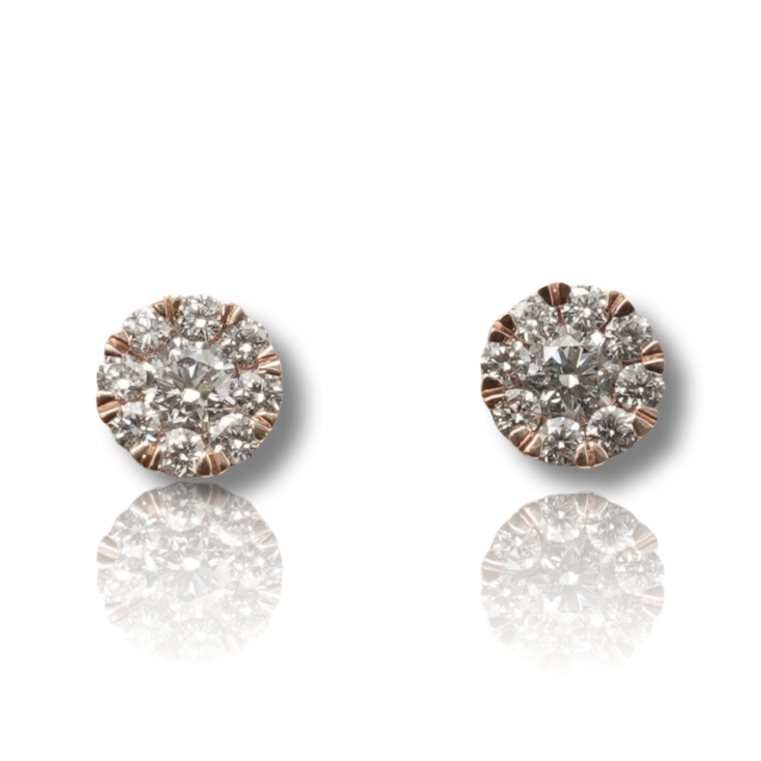 Circle Diamond Earring