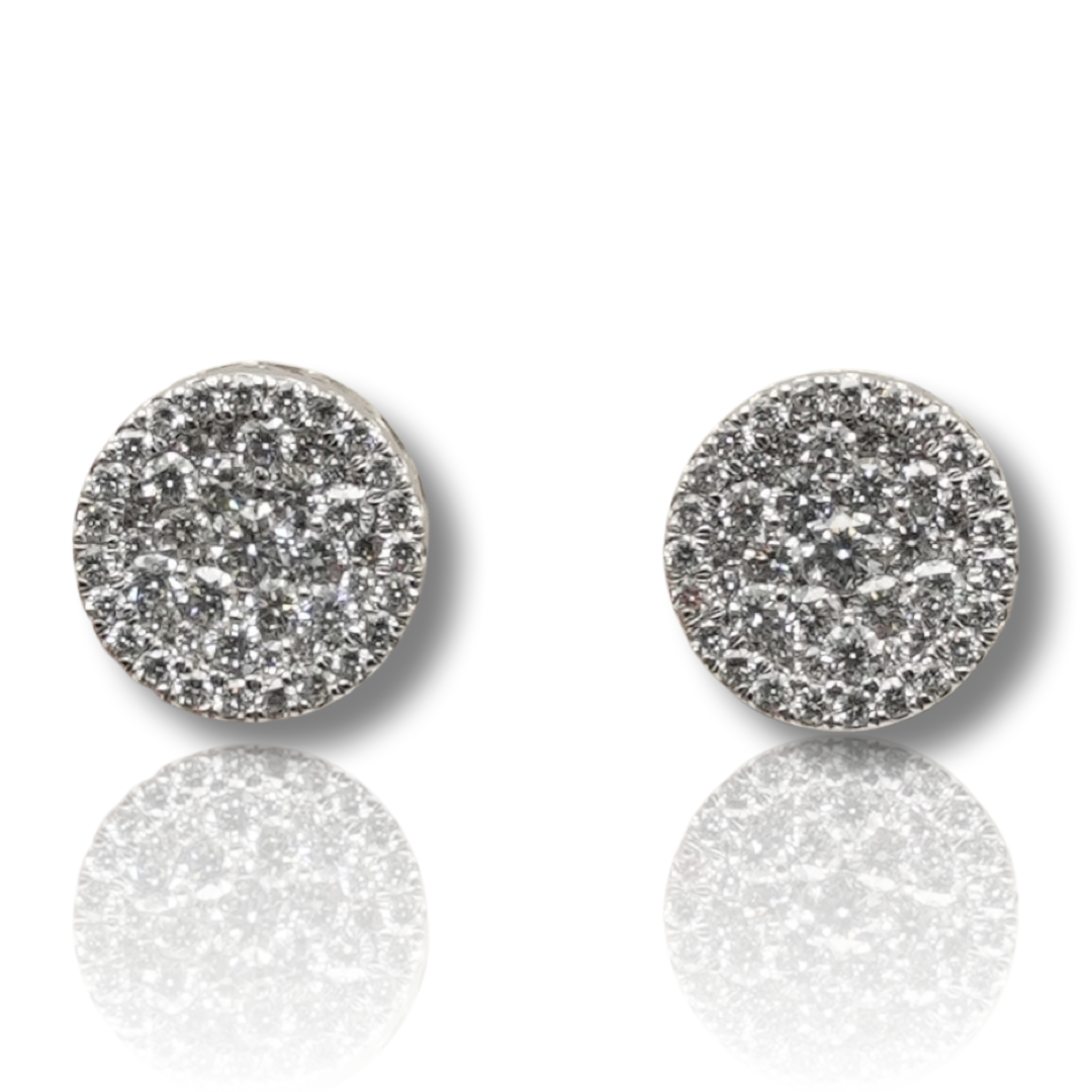 Circle Diamond Earring