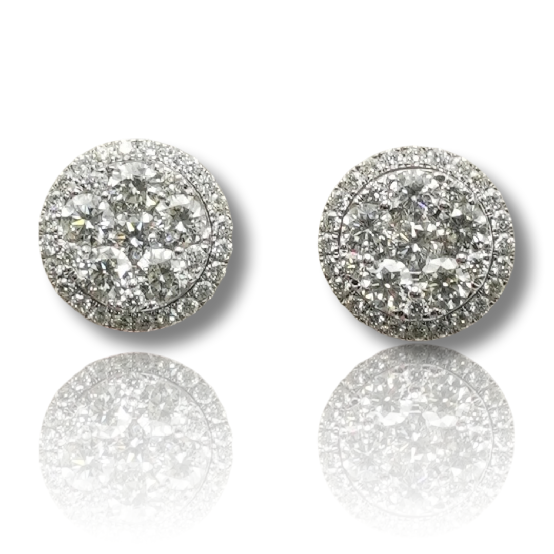 Circle Diamond Earring
