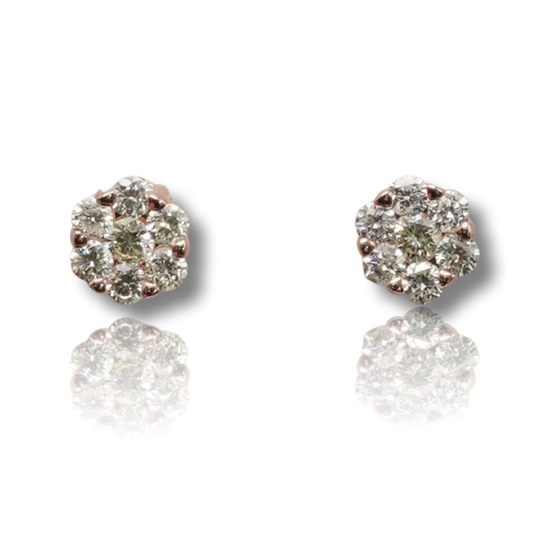 Cluster Diamond Earring