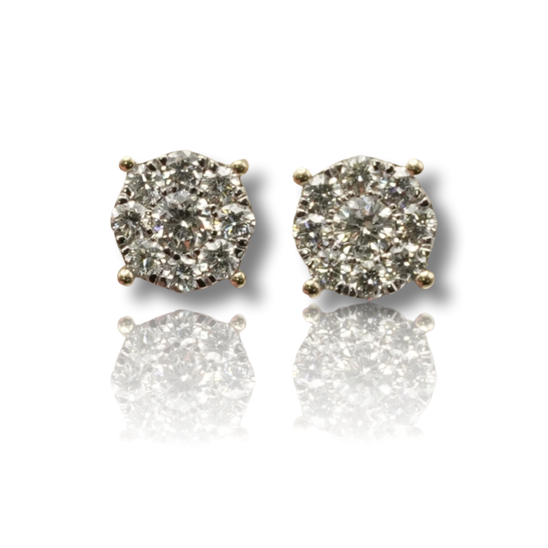 Circle Diamond Earring