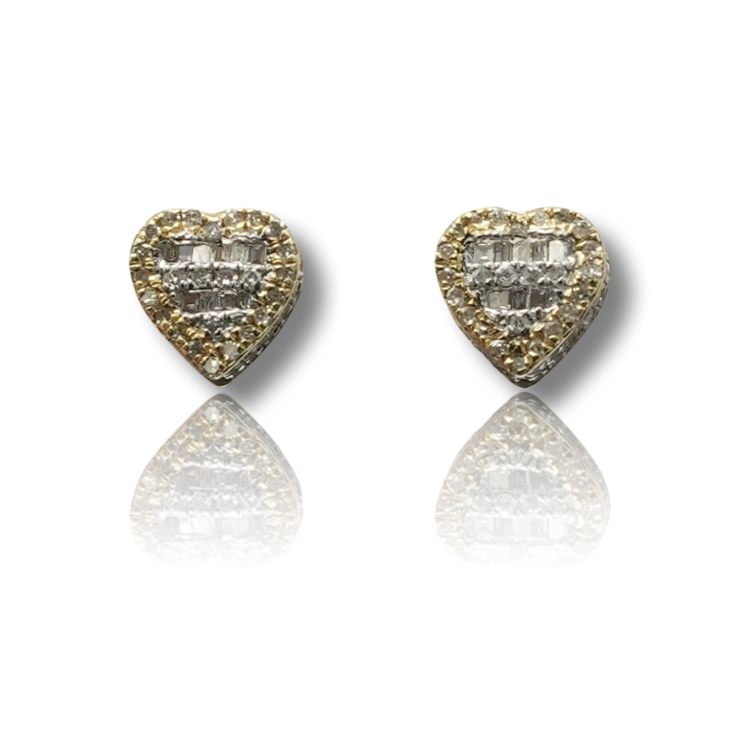 Heart Diamond Earring