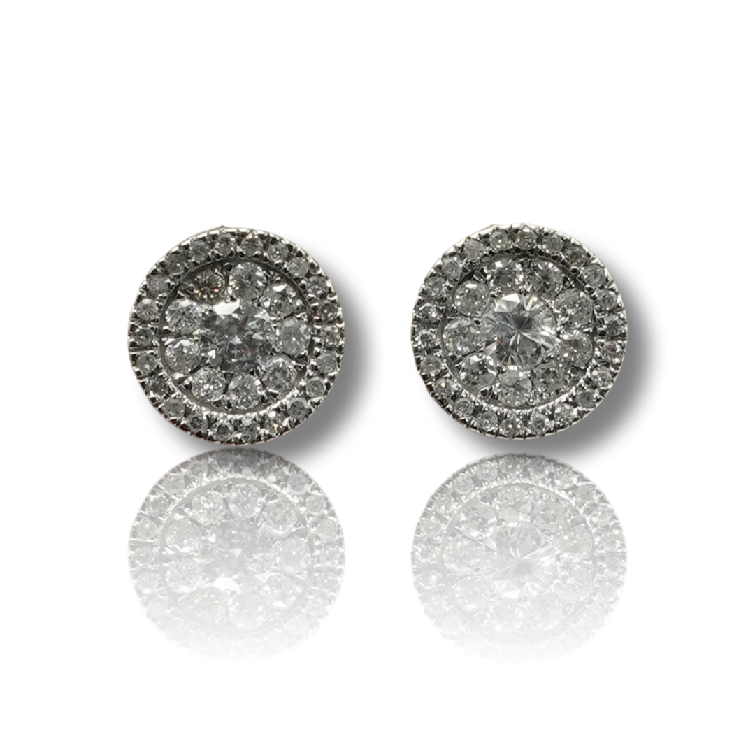 Circle Diamond Earring