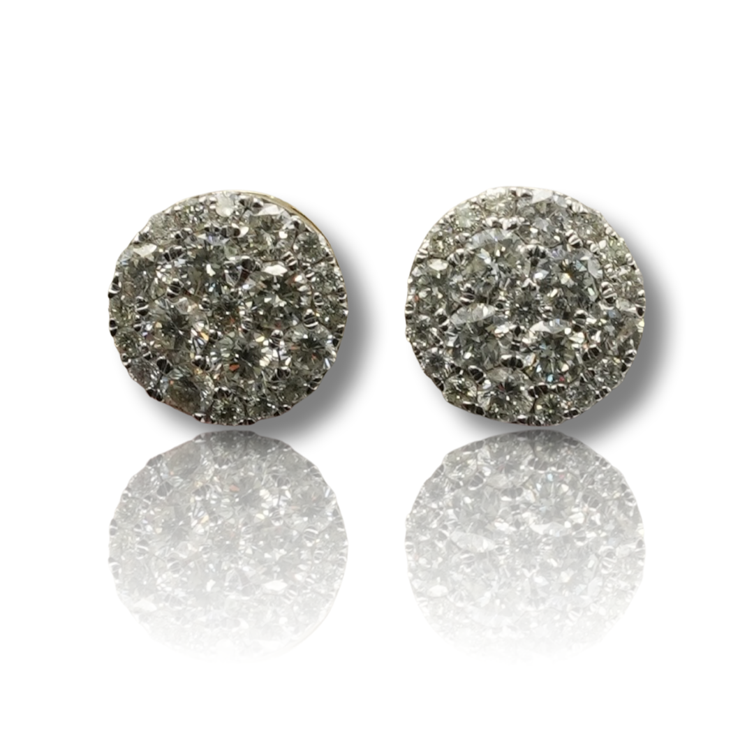 Cluster Diamond Diamond Earring