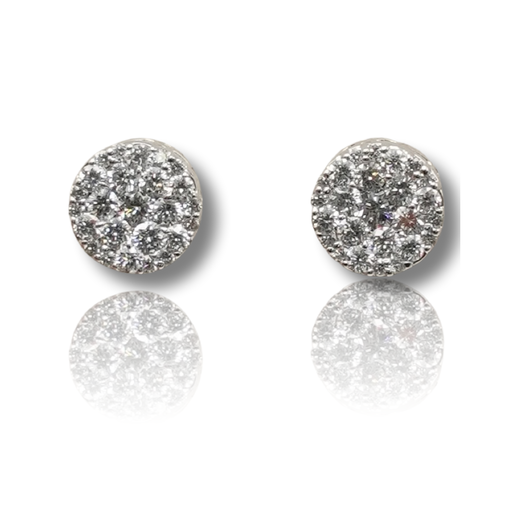 Circle Diamond Earring
