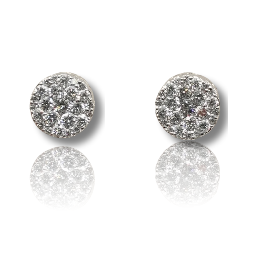 Circle Diamond Earring