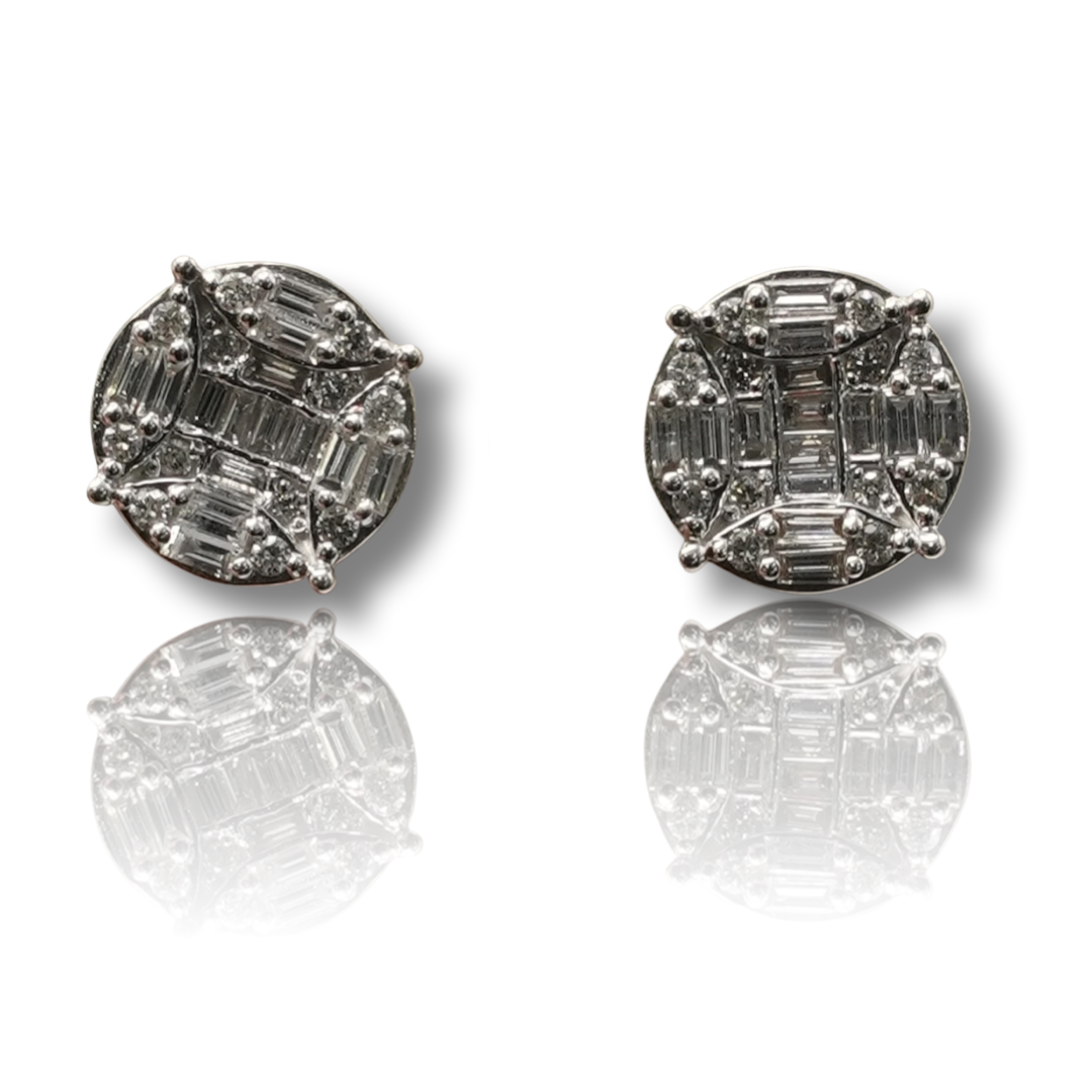 Circle Diamond Earring