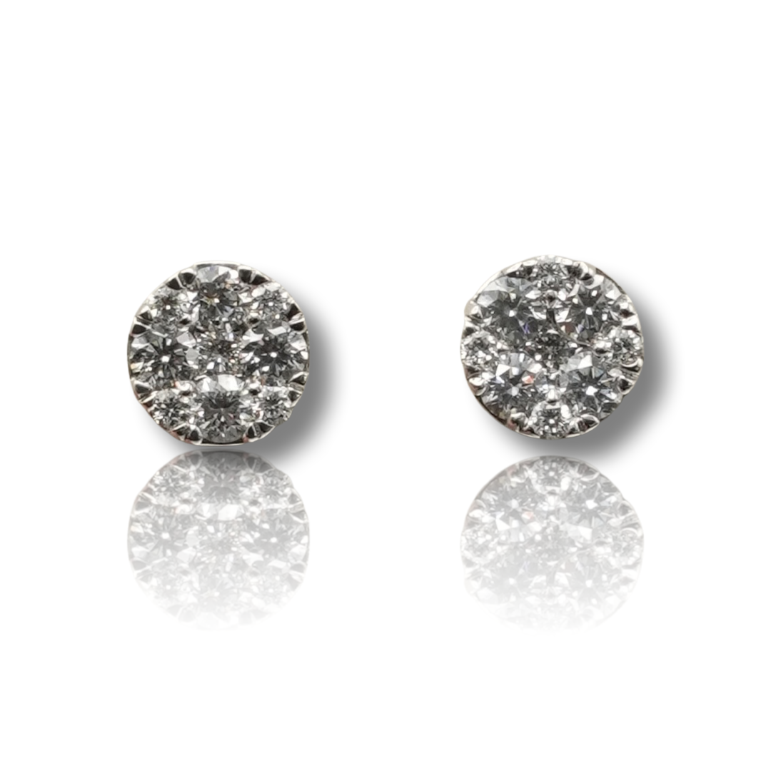 Circle Diamond Earring