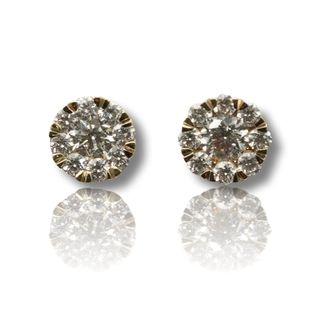 Circle Diamond Earring