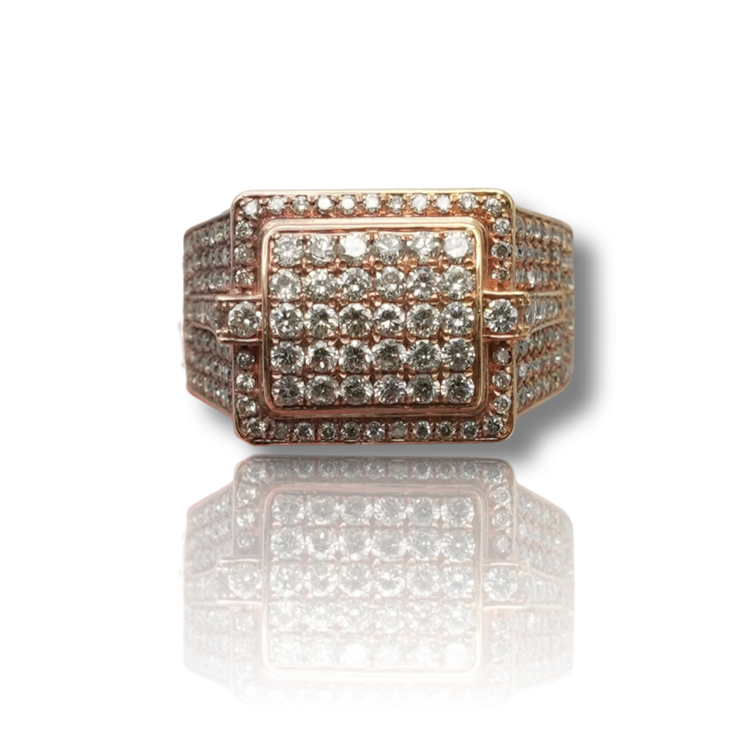 Rectangular Diamond Ring