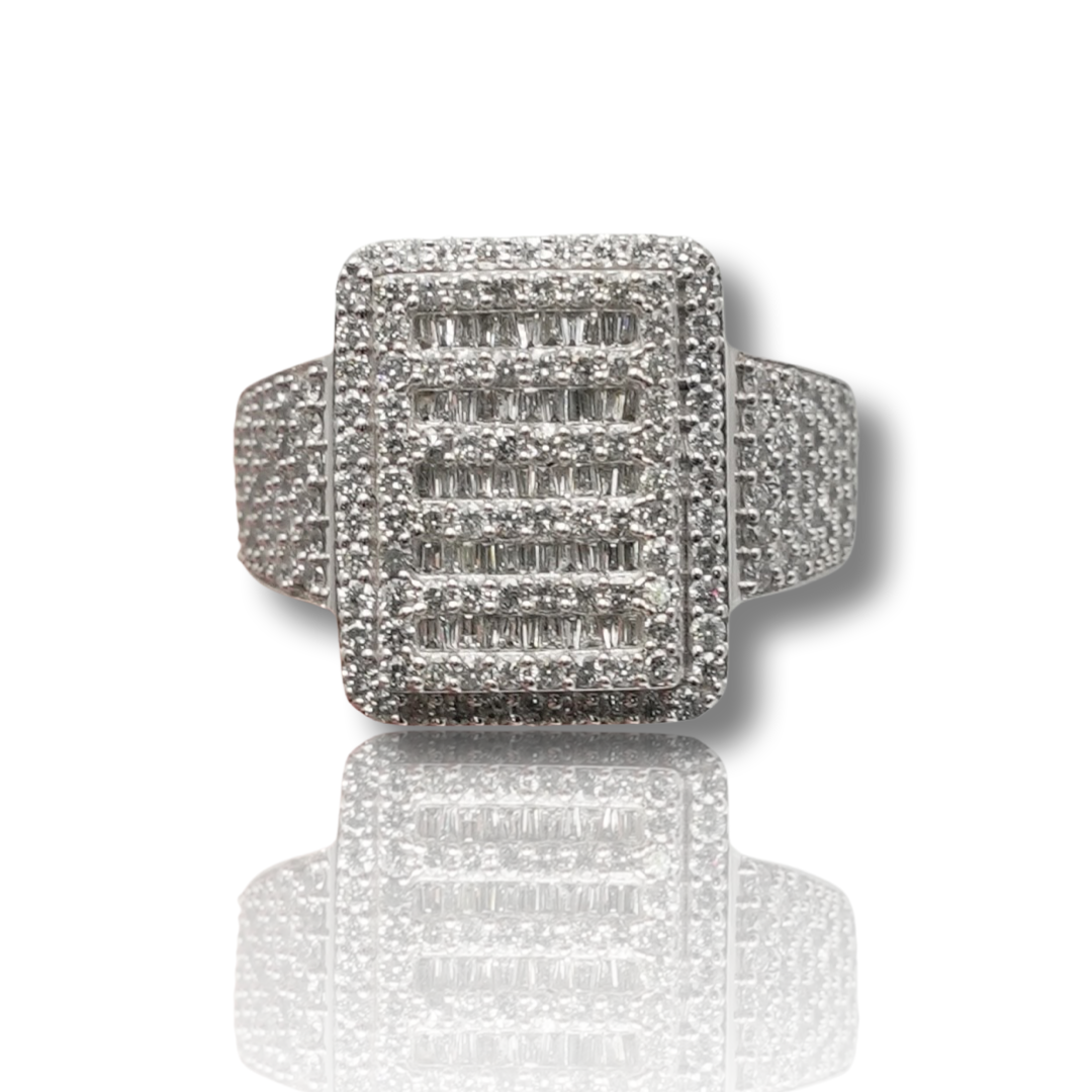 Diamond Rectangle Ring
