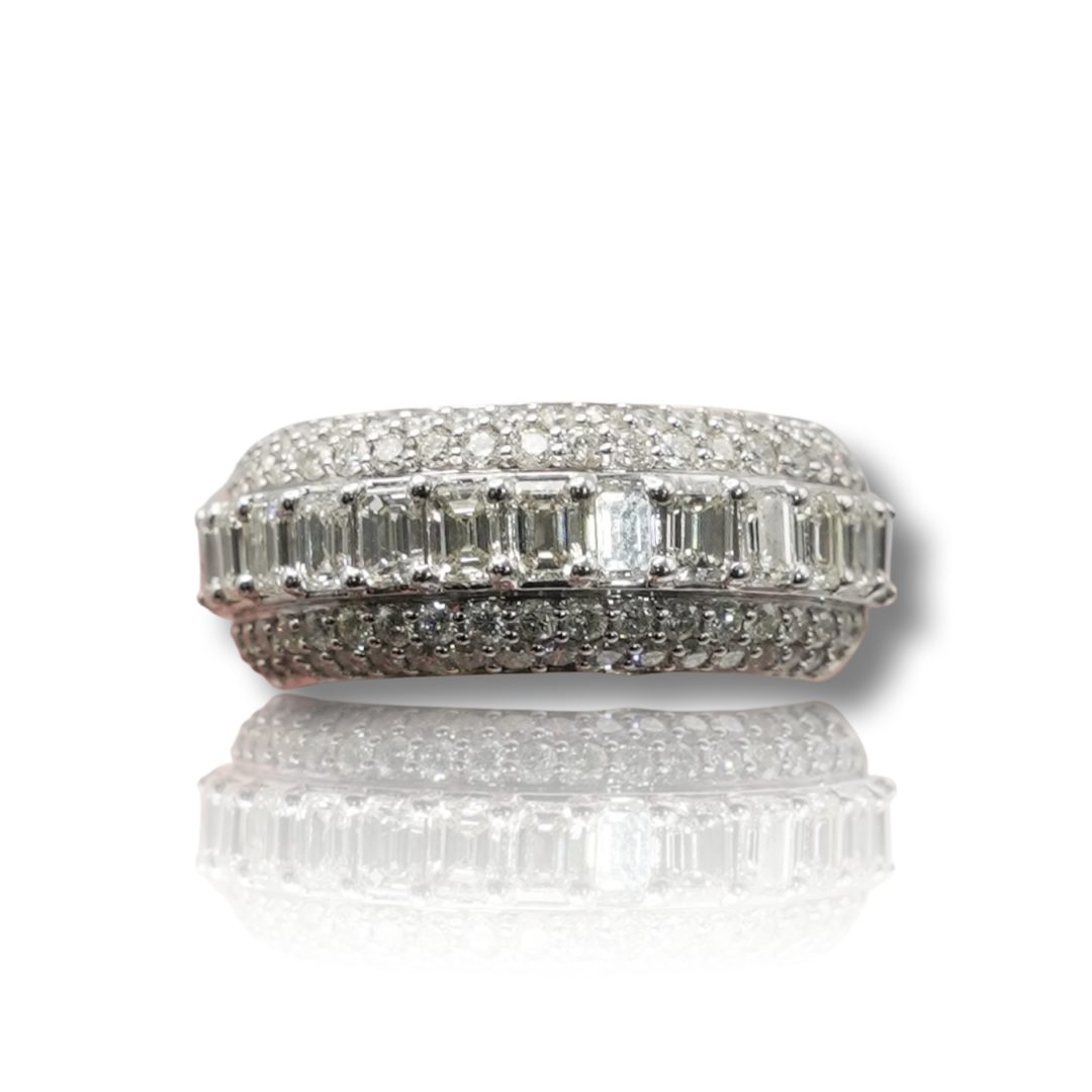 Men's Half Eternity Diamond Band