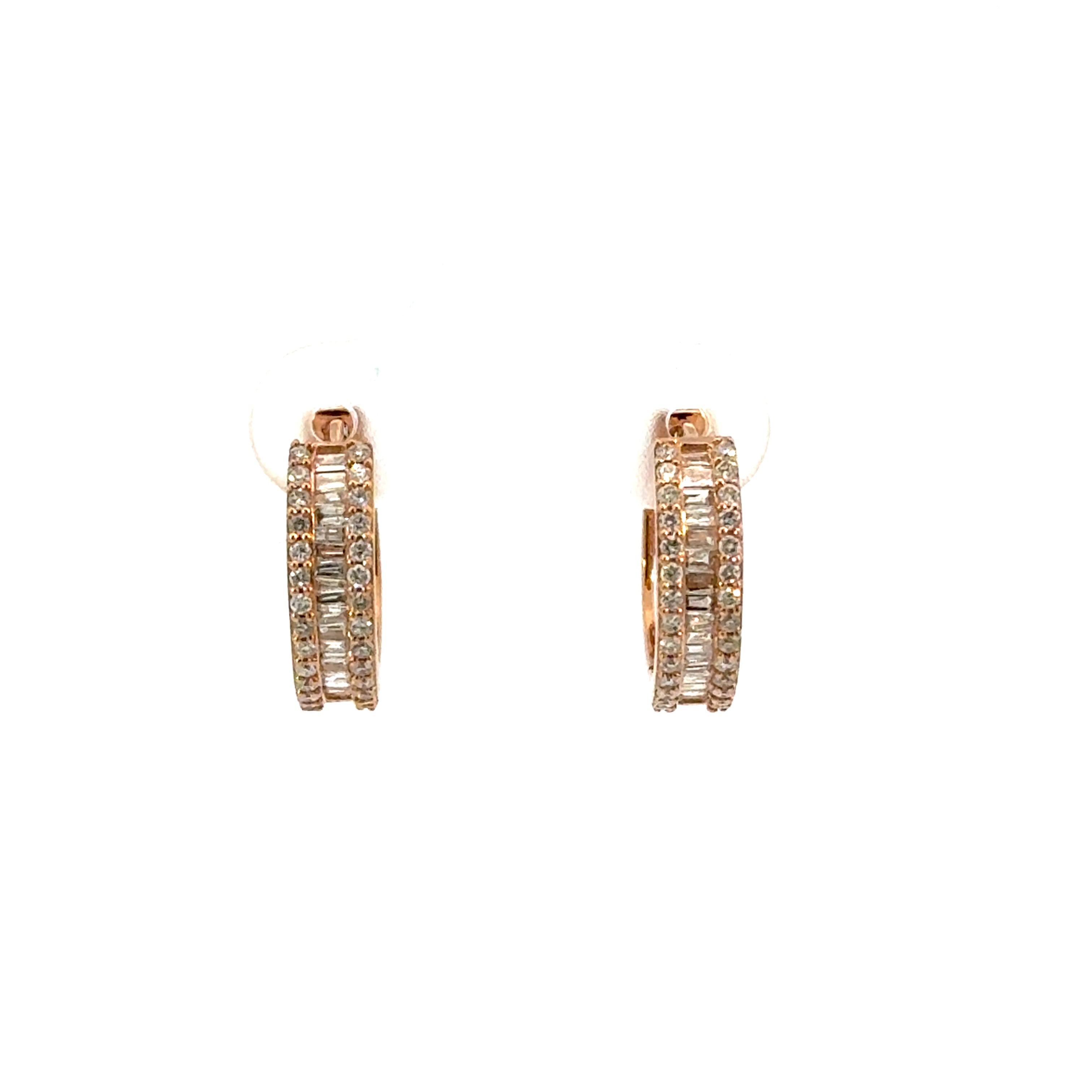 Diamond Hoop Earrings