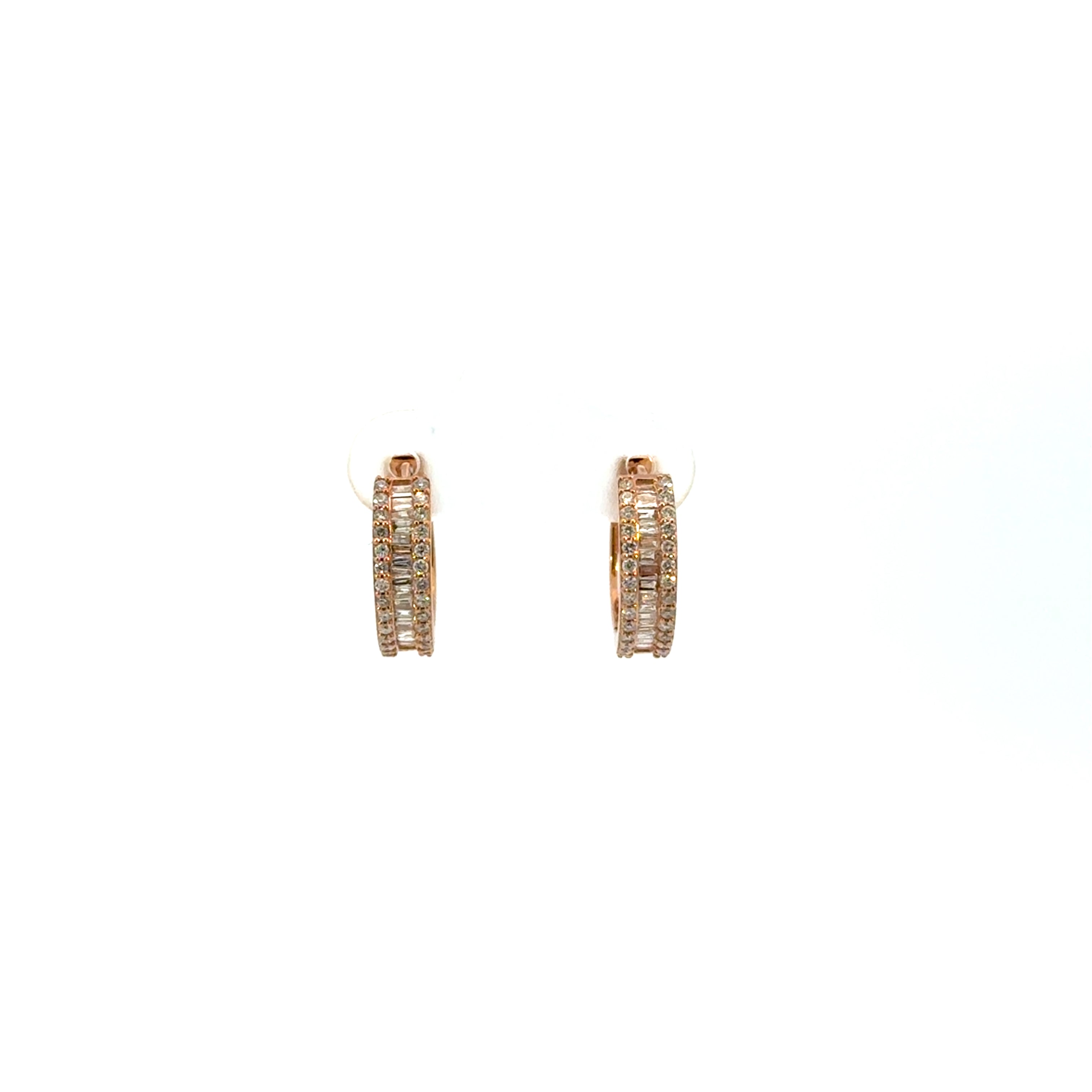 Diamond Hoop Earrings
