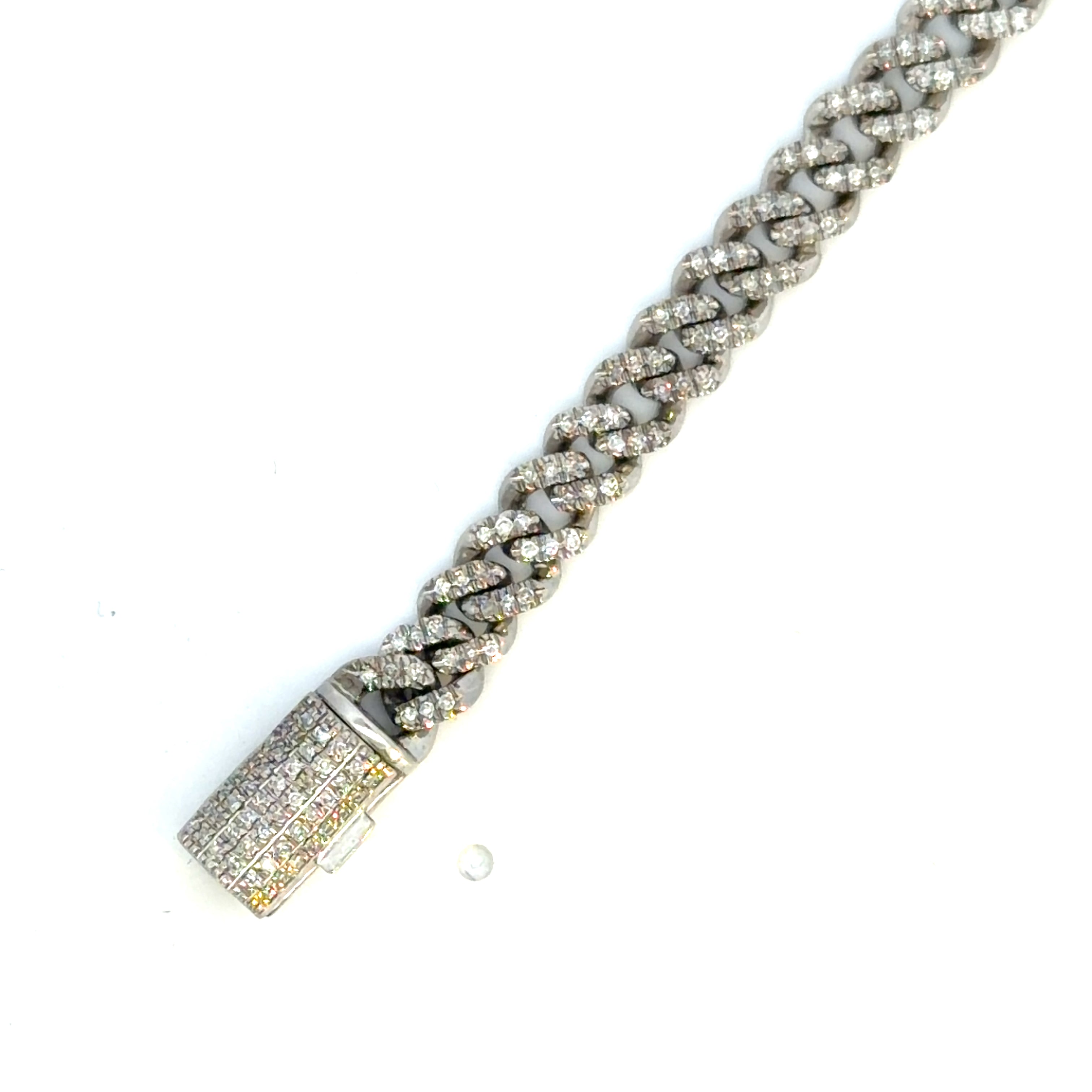 Diamond cuban bracelet