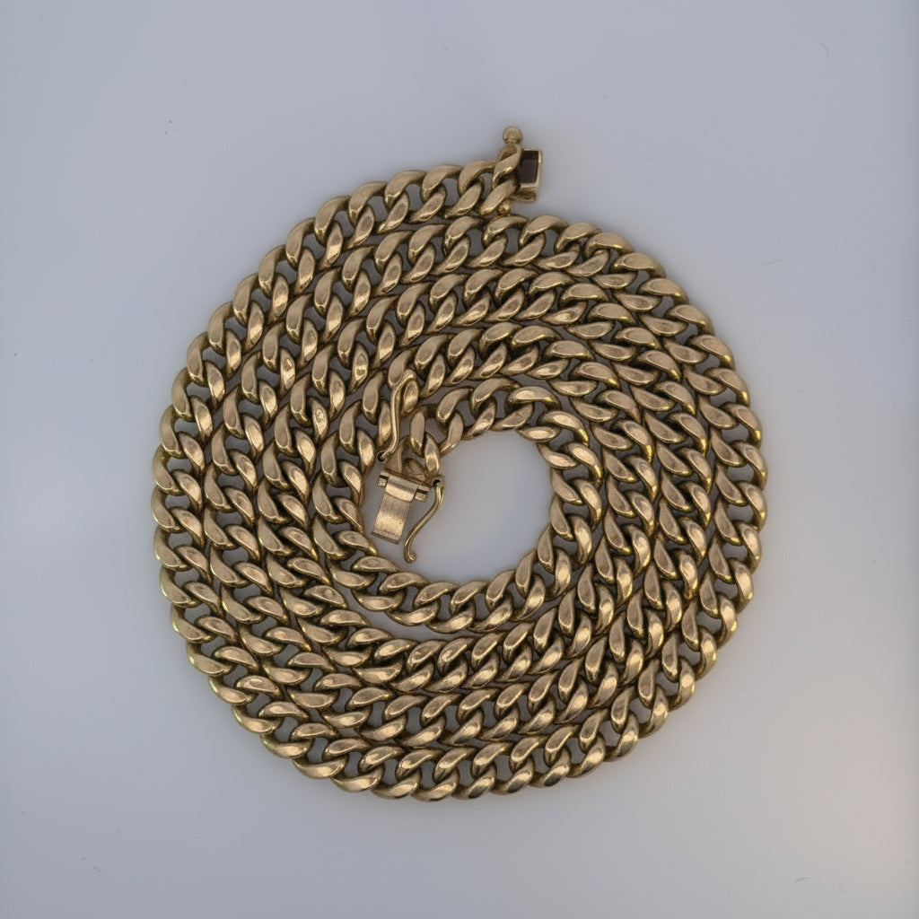14k Gold Cuban