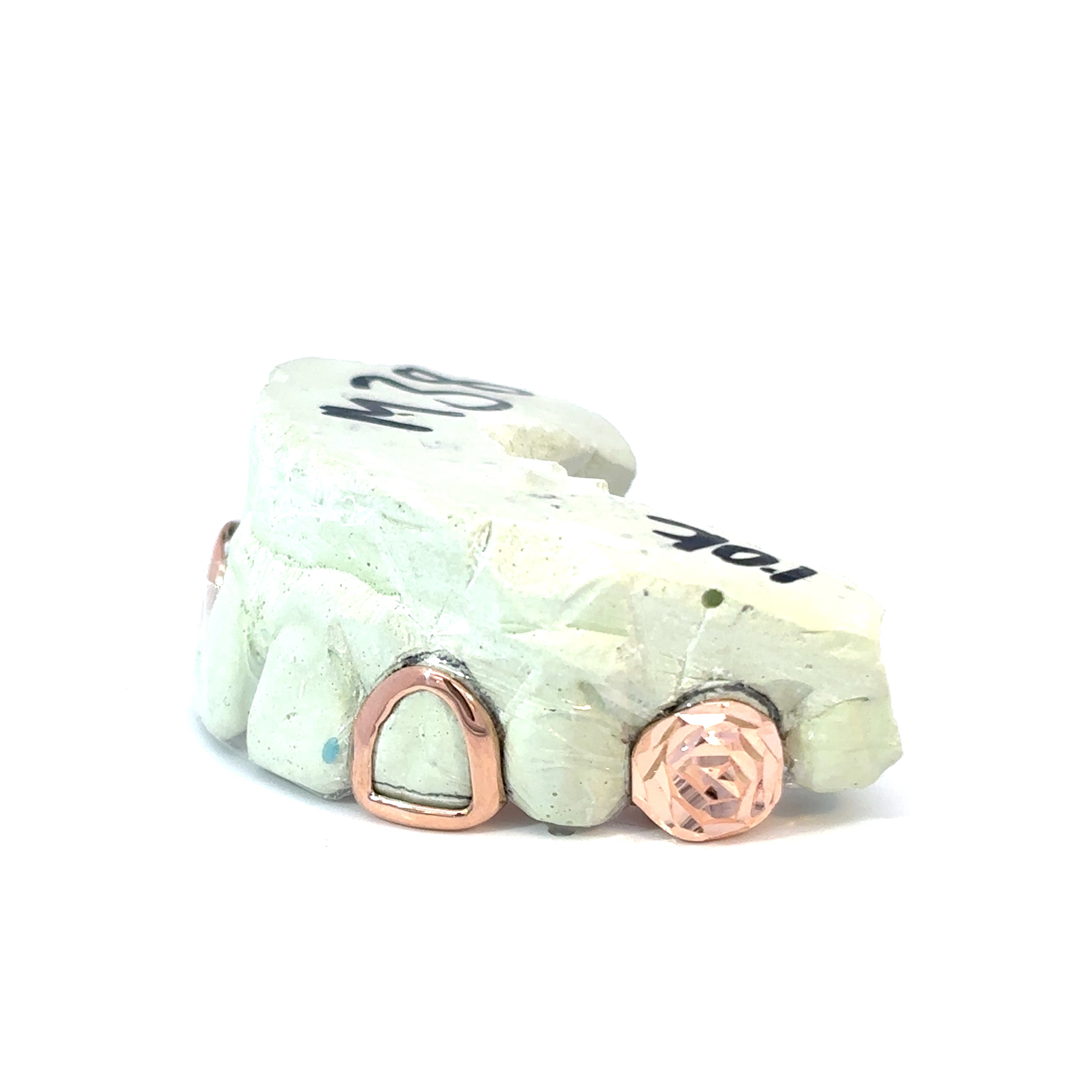 2 pc. Open Face and Rose Cut + Backbar