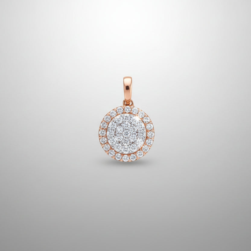 Rose Gold Diamond Pendant