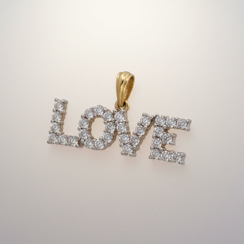 Diamond LOVE Pendant