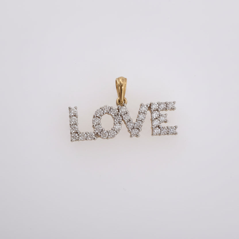 Diamond LOVE Pendant