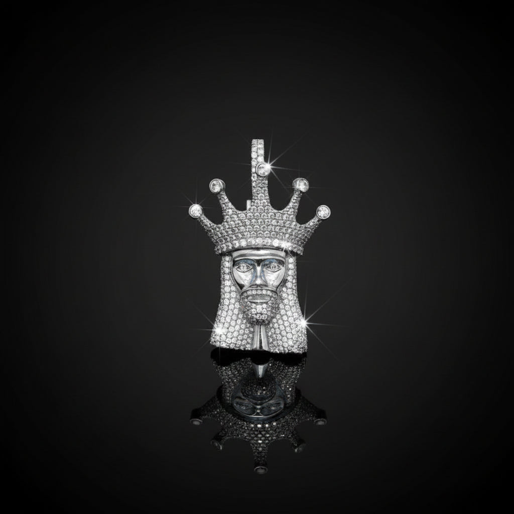 Diamond Jesus Piece Pendant