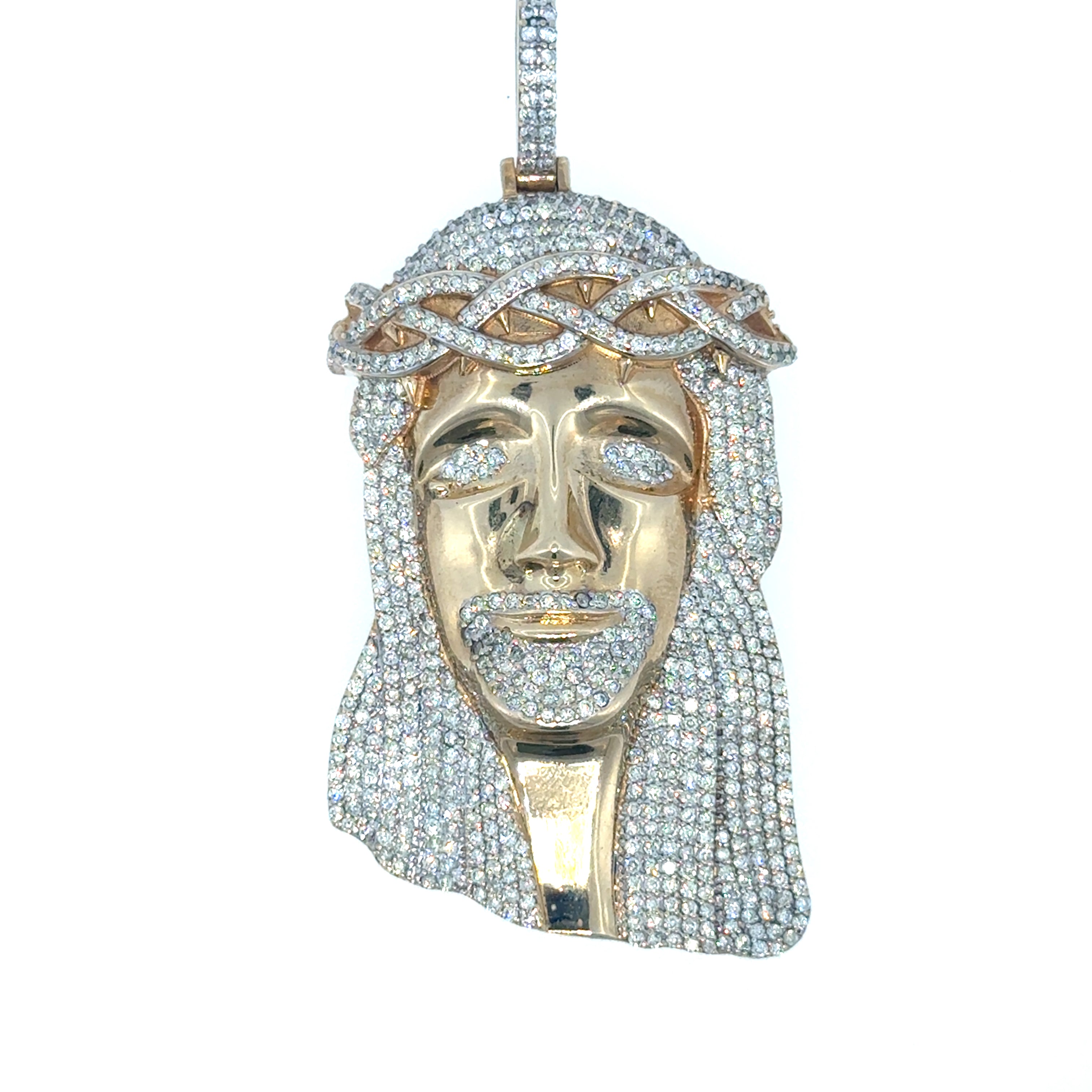 Diamond Jesus Pendent