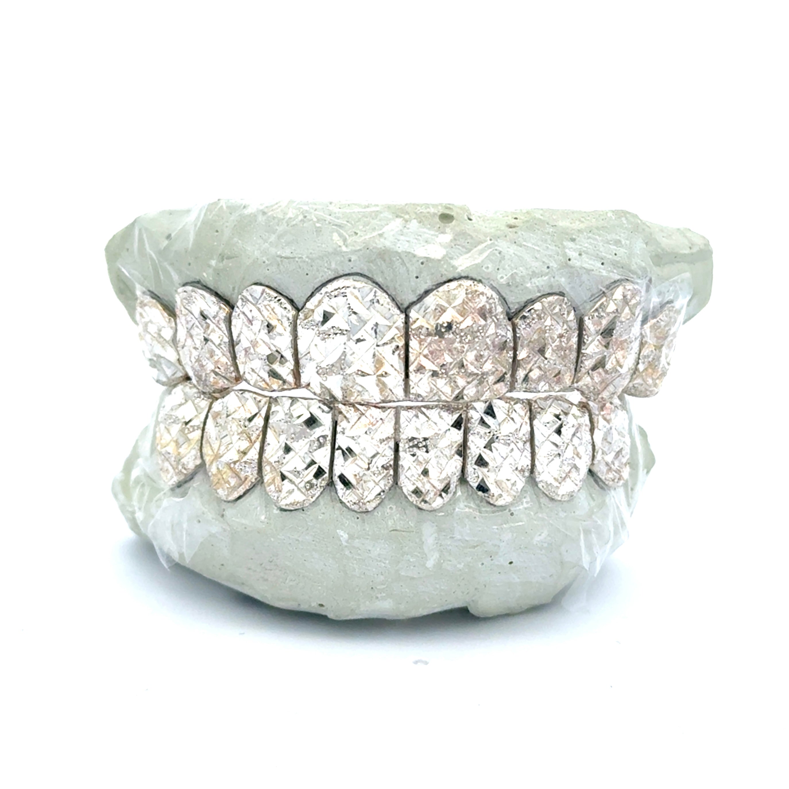 Mirror Cut Grillz and Diamond Dust