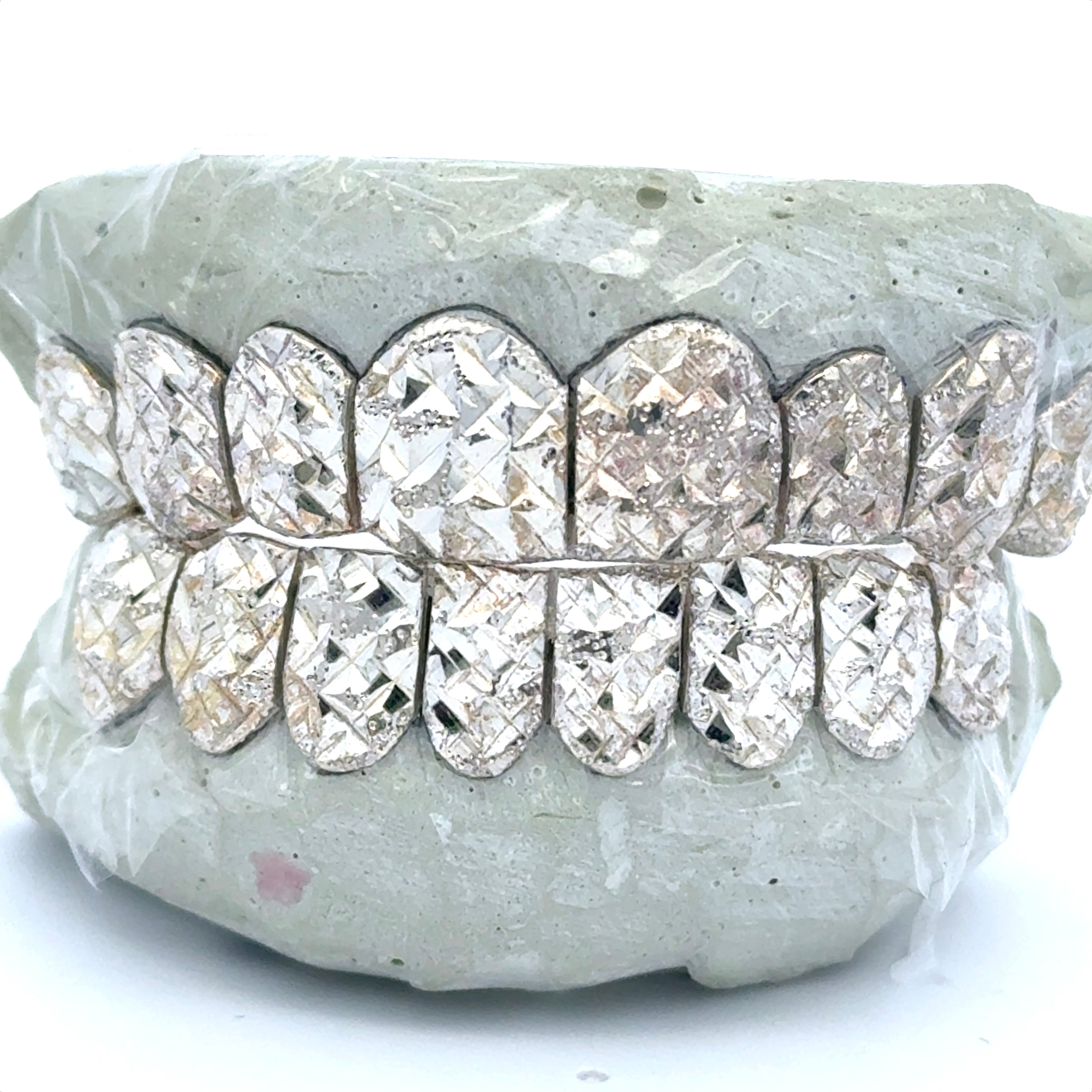 Mirror Cut Grillz and Diamond Dust
