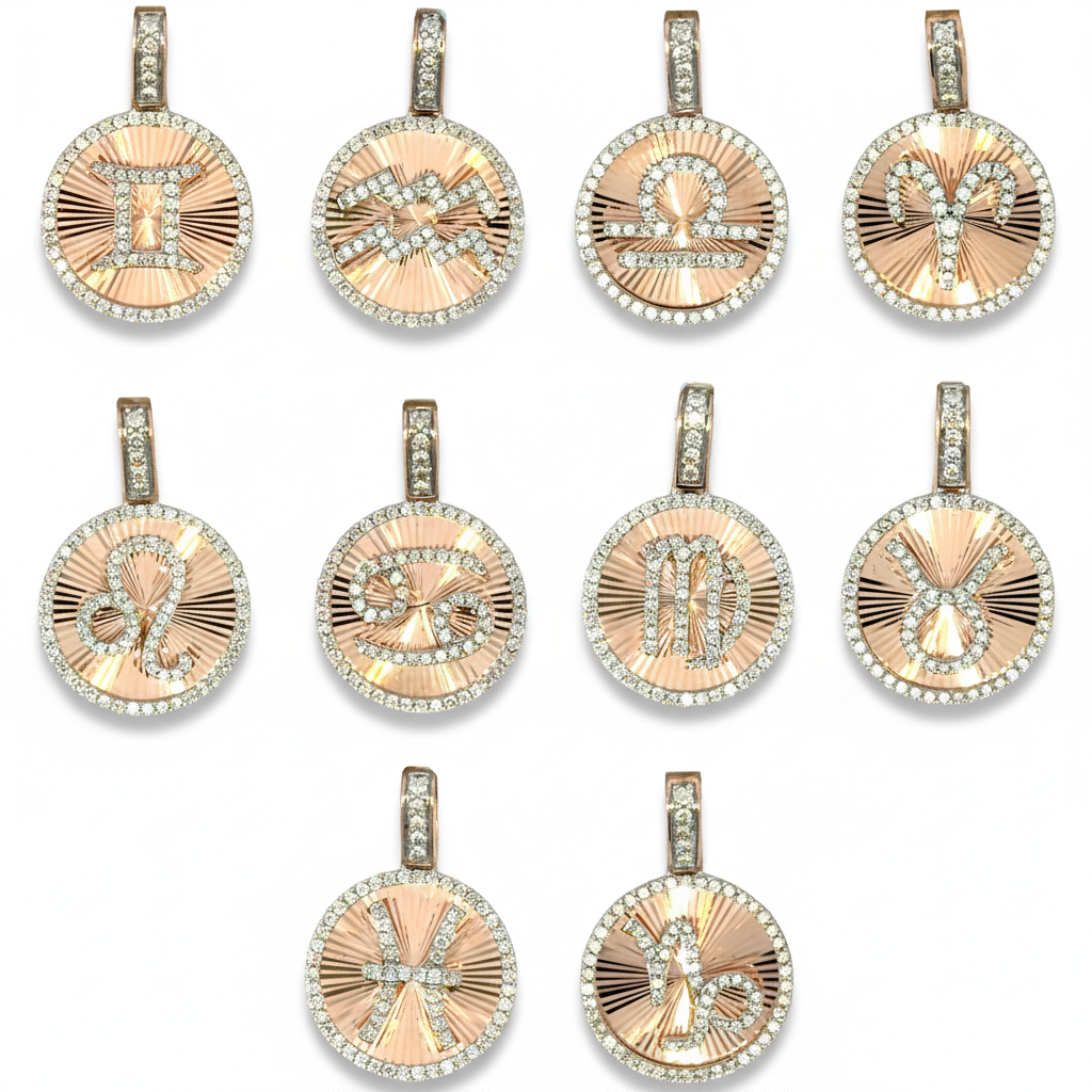 Diamond Zodiac Pendant