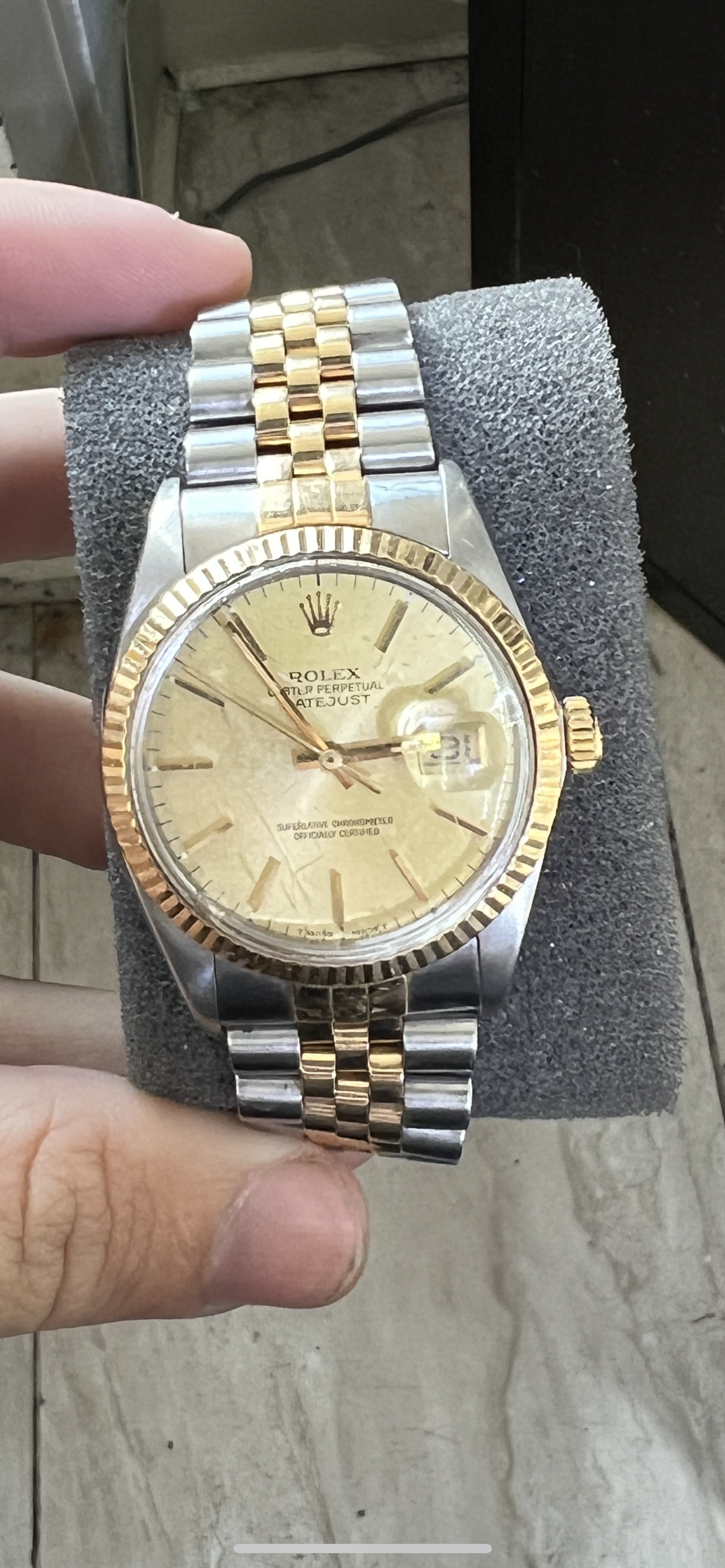 36mm Rolex Datejust Two-Tone Jubilee Band