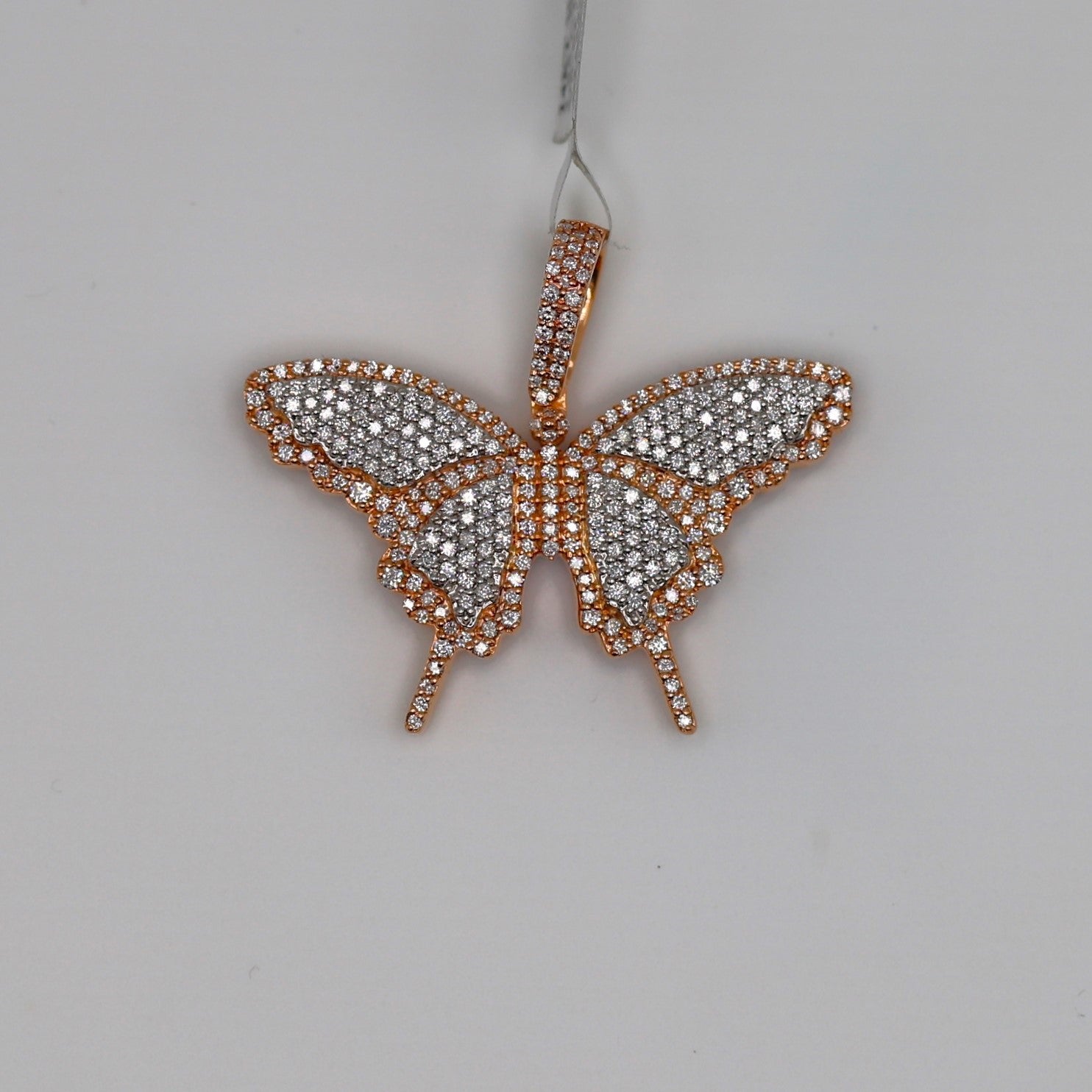 Diamond Butterfly Pendant