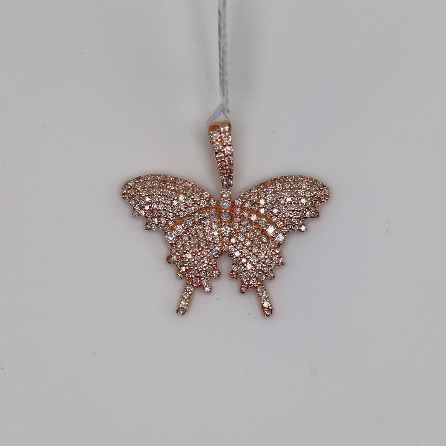 Diamond Butterfly Pendant