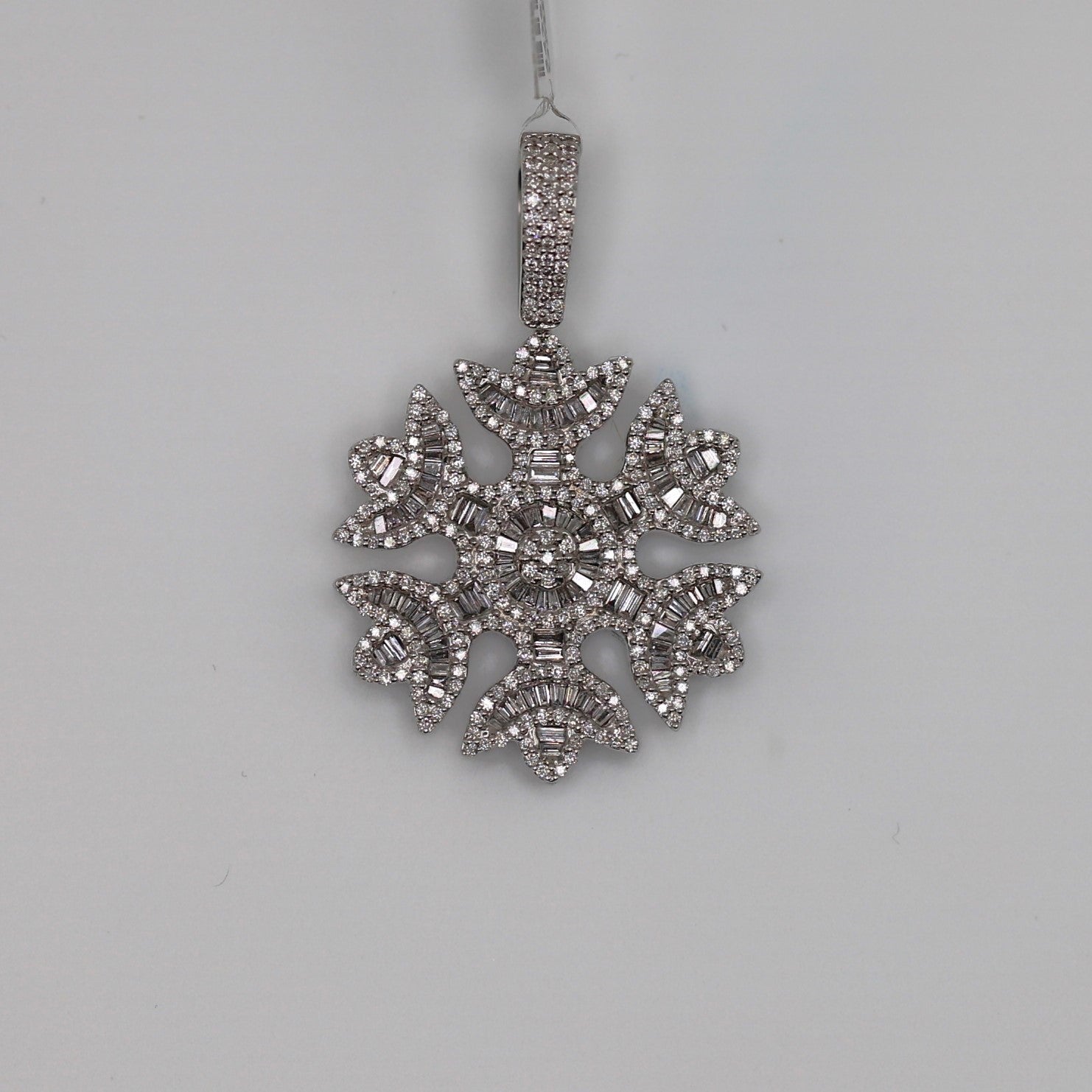 Diamond Snowflake Pendant