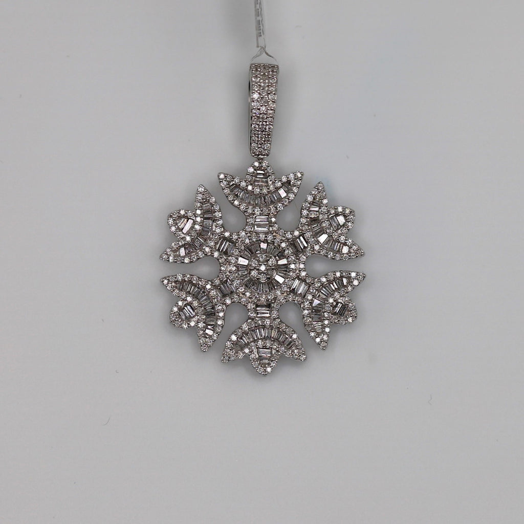 Diamond Snowflake Pendant