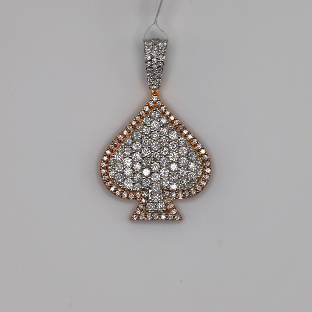 Diamond Spade Pendant