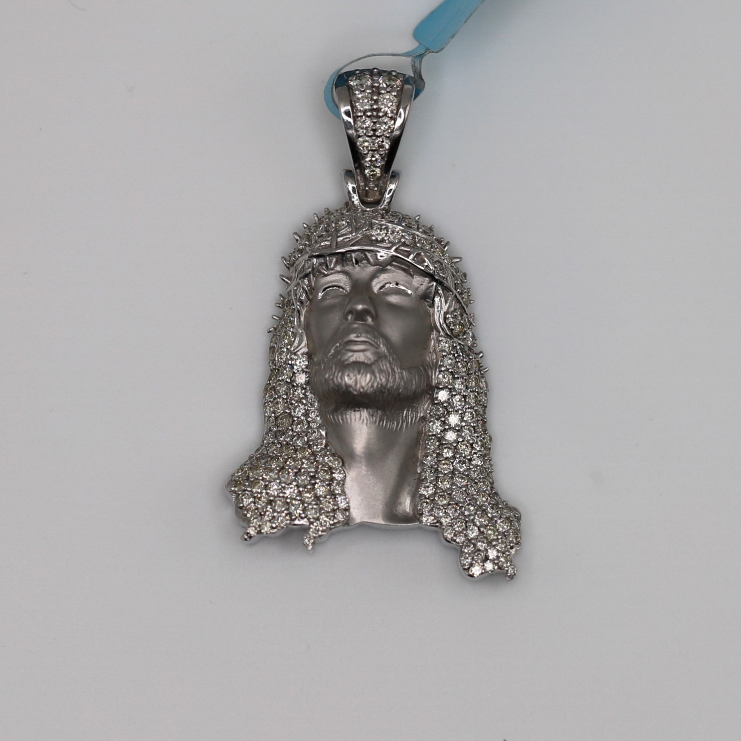 Diamond Jesus Pendant