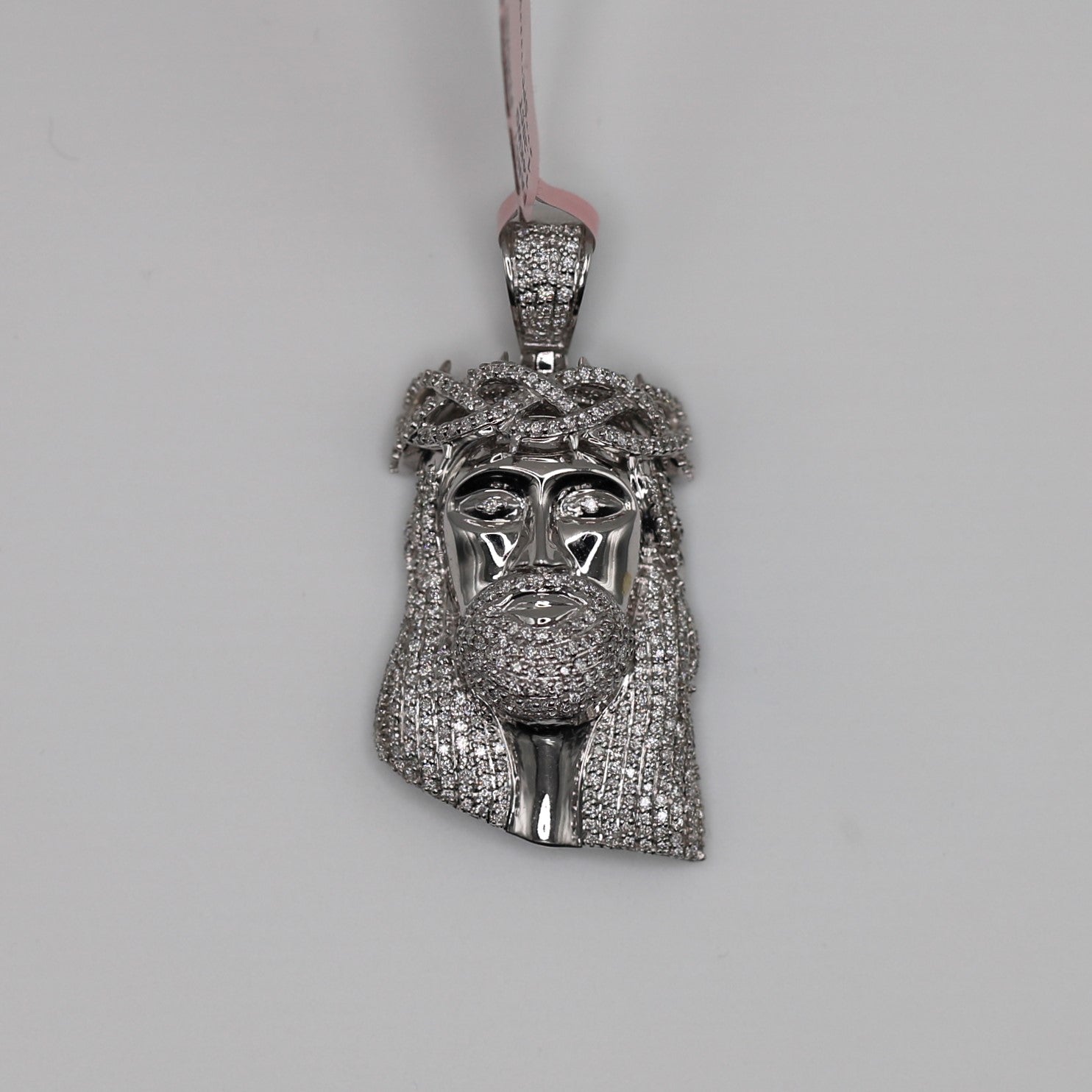Diamond Jesus Pendant