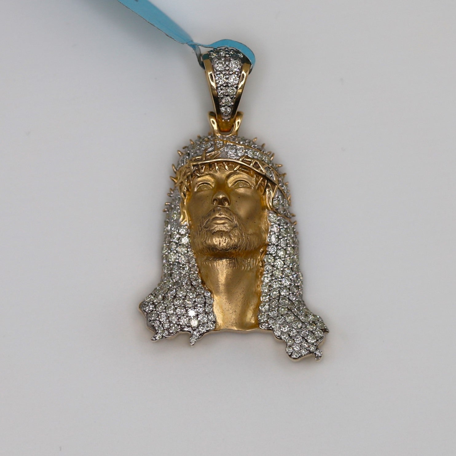 Diamonds Jesus Pendant