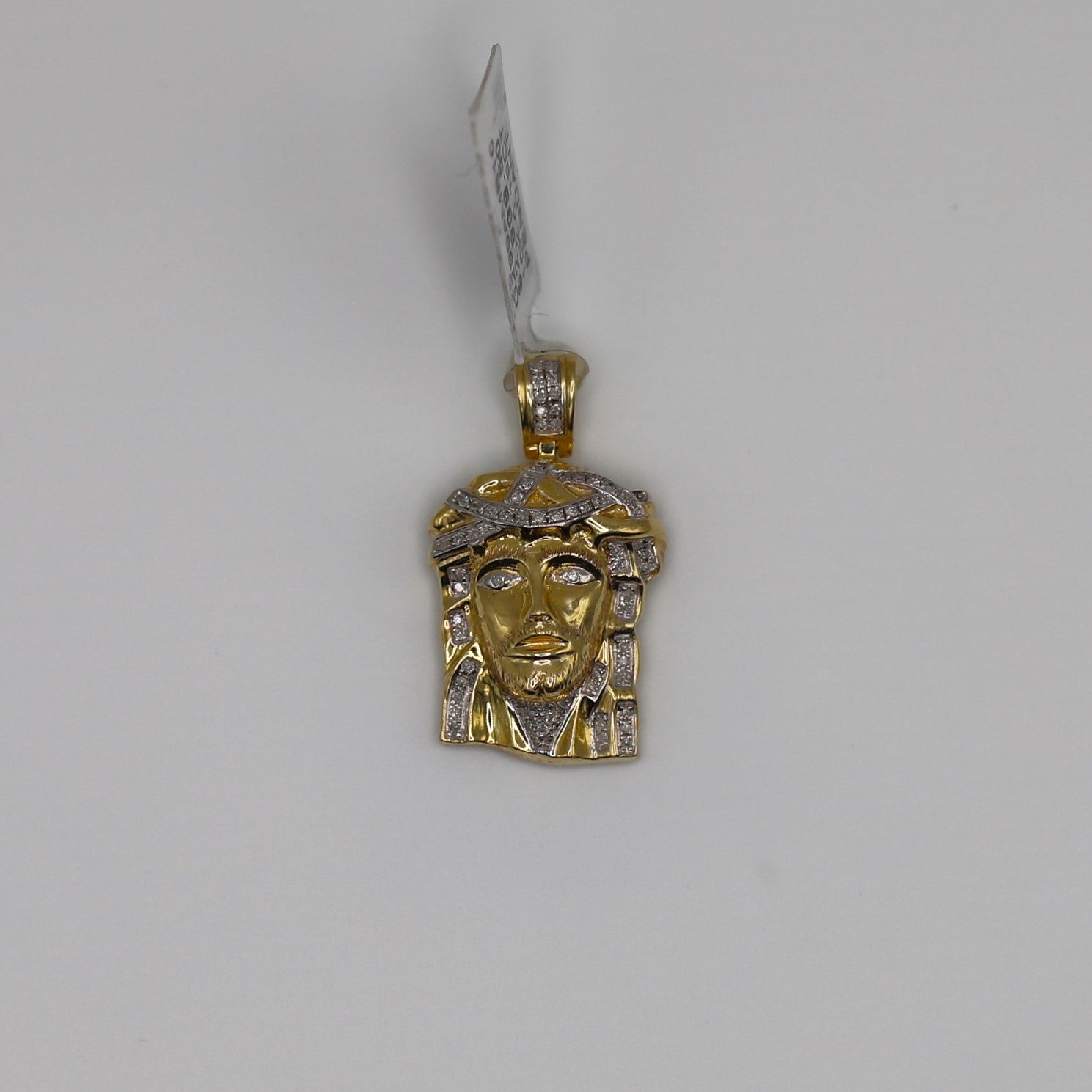 Diamond Jesus Pendant