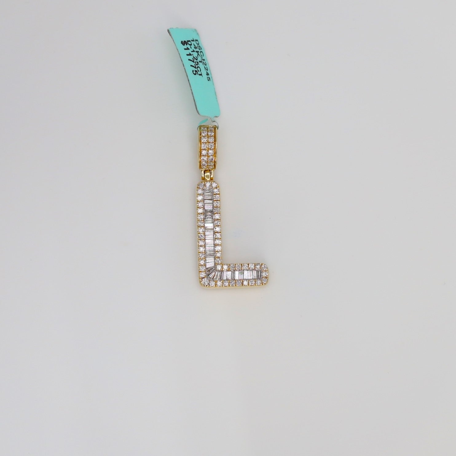 Diamond Letter L Pendant