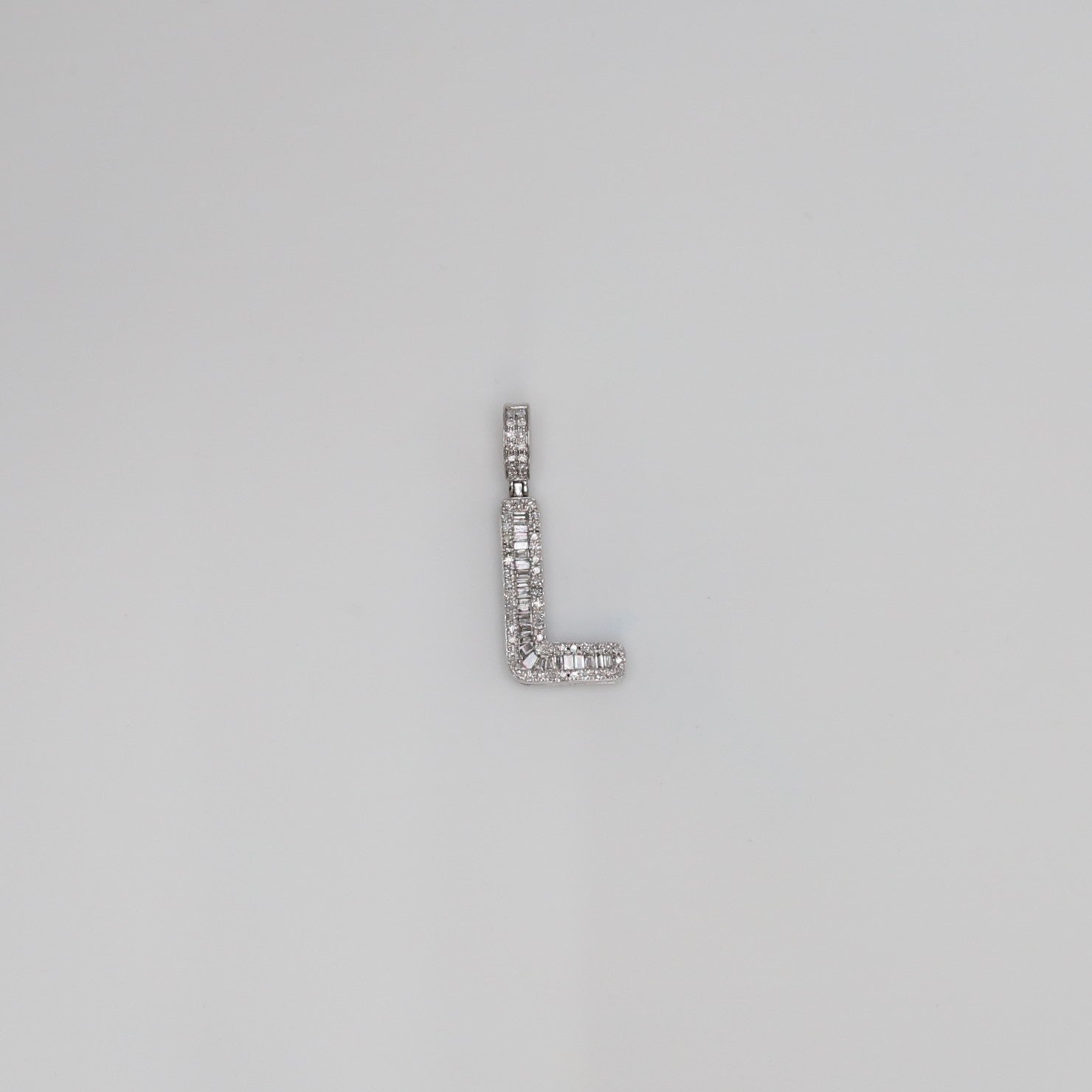 Diamond Letter L Pendant