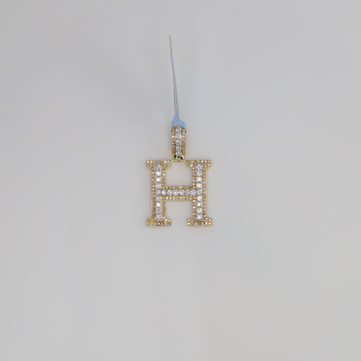 Diamond Letter H Pendant