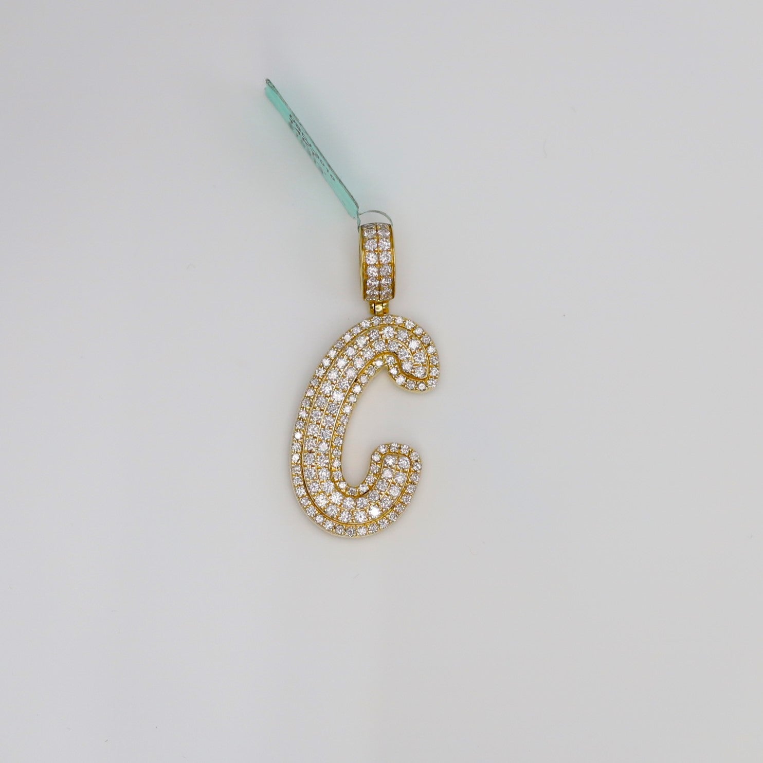 Diamond Letter C Pendant