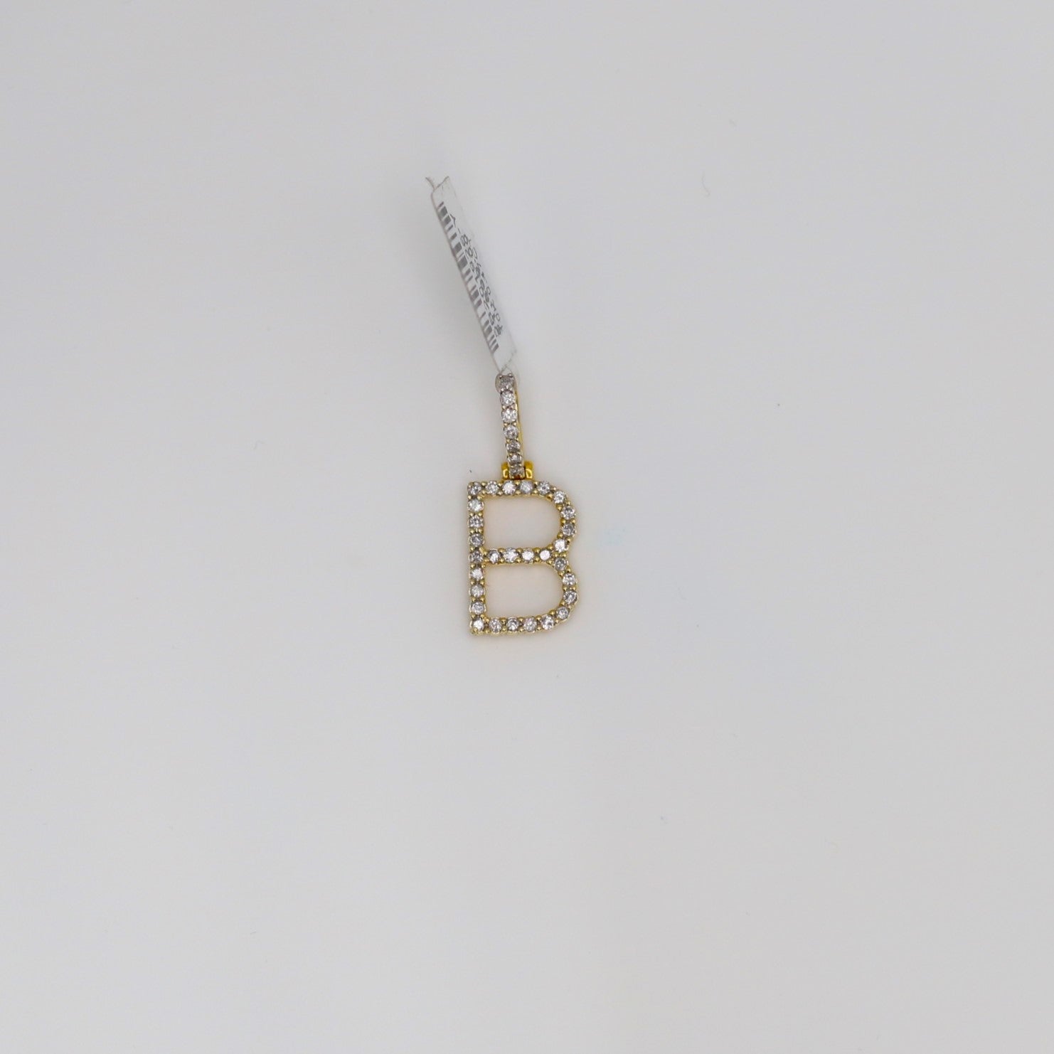 Diamond Letter B Pendant