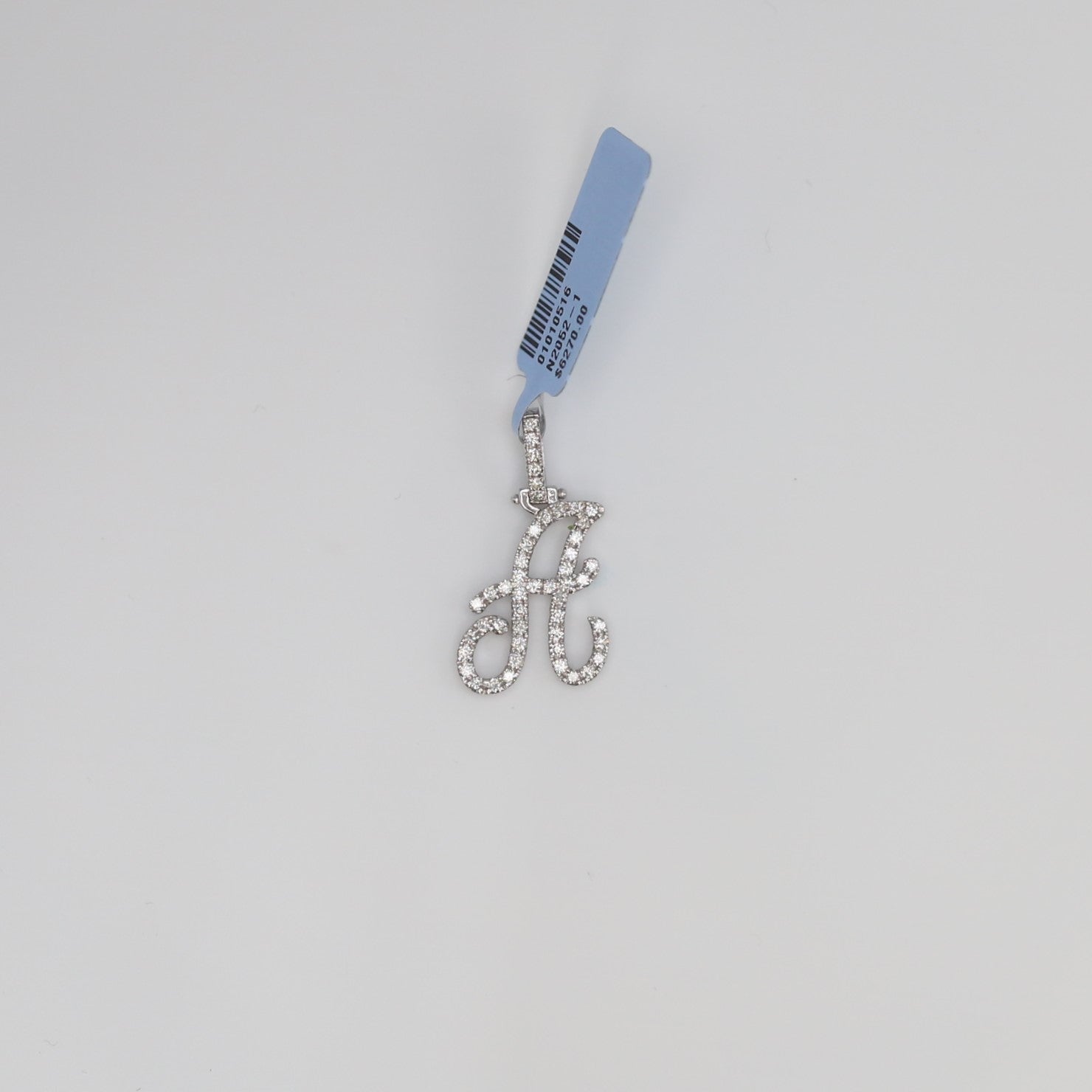 Diamond Letter A Pendant