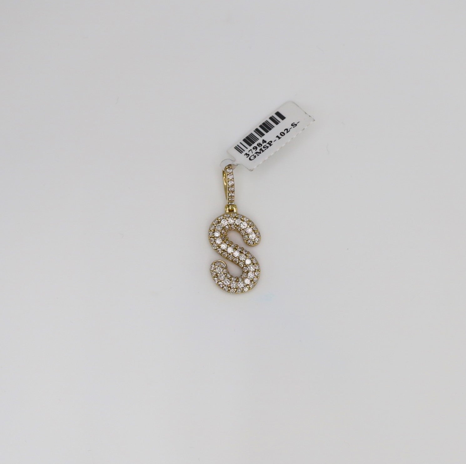 Diamond Letter S Pendant