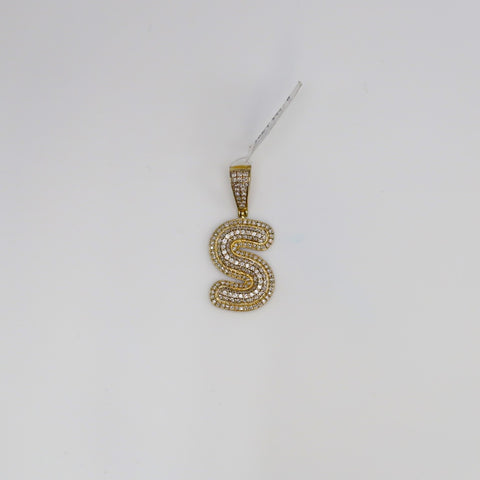 Diamond Letter S Pendant