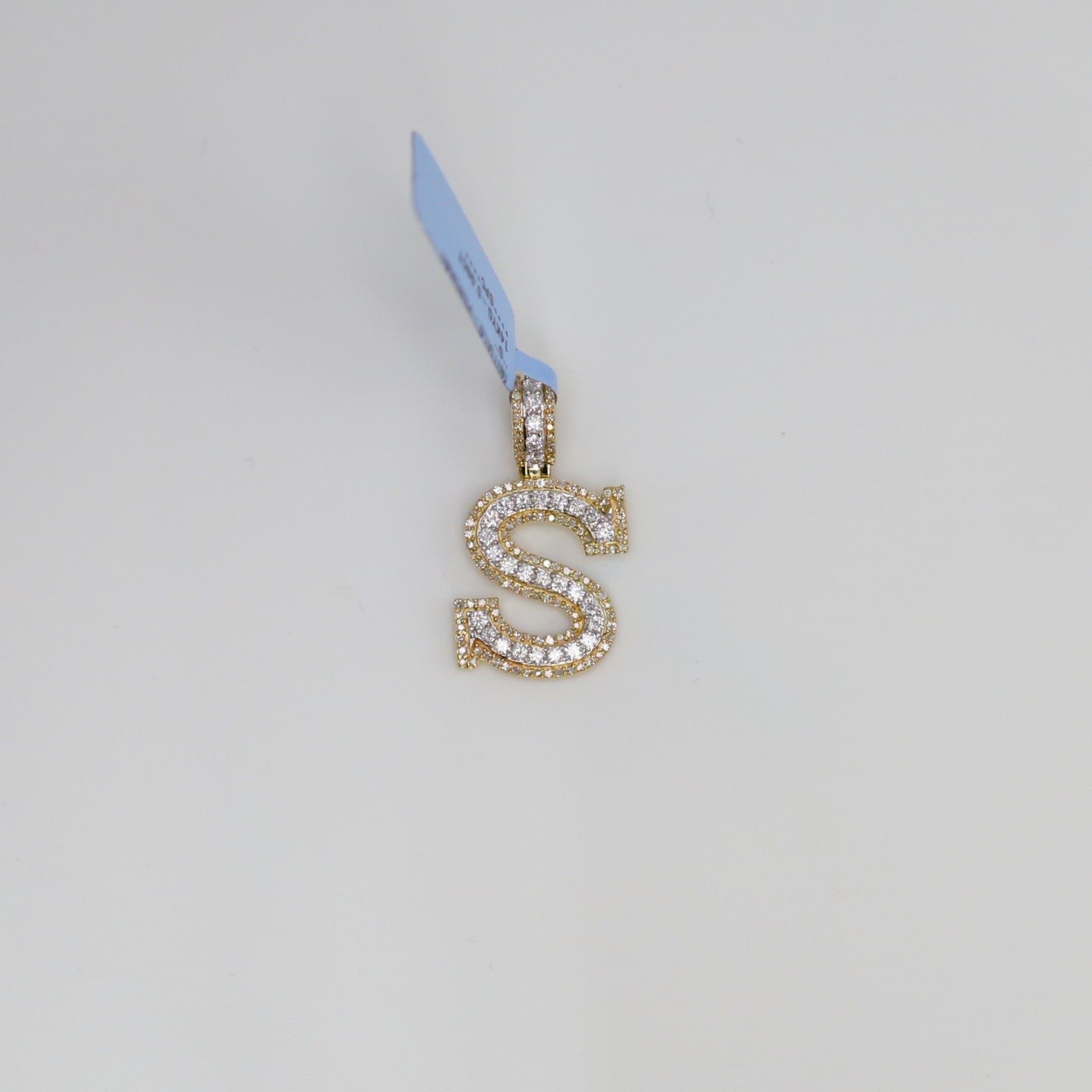 Diamond Letter S Pendant