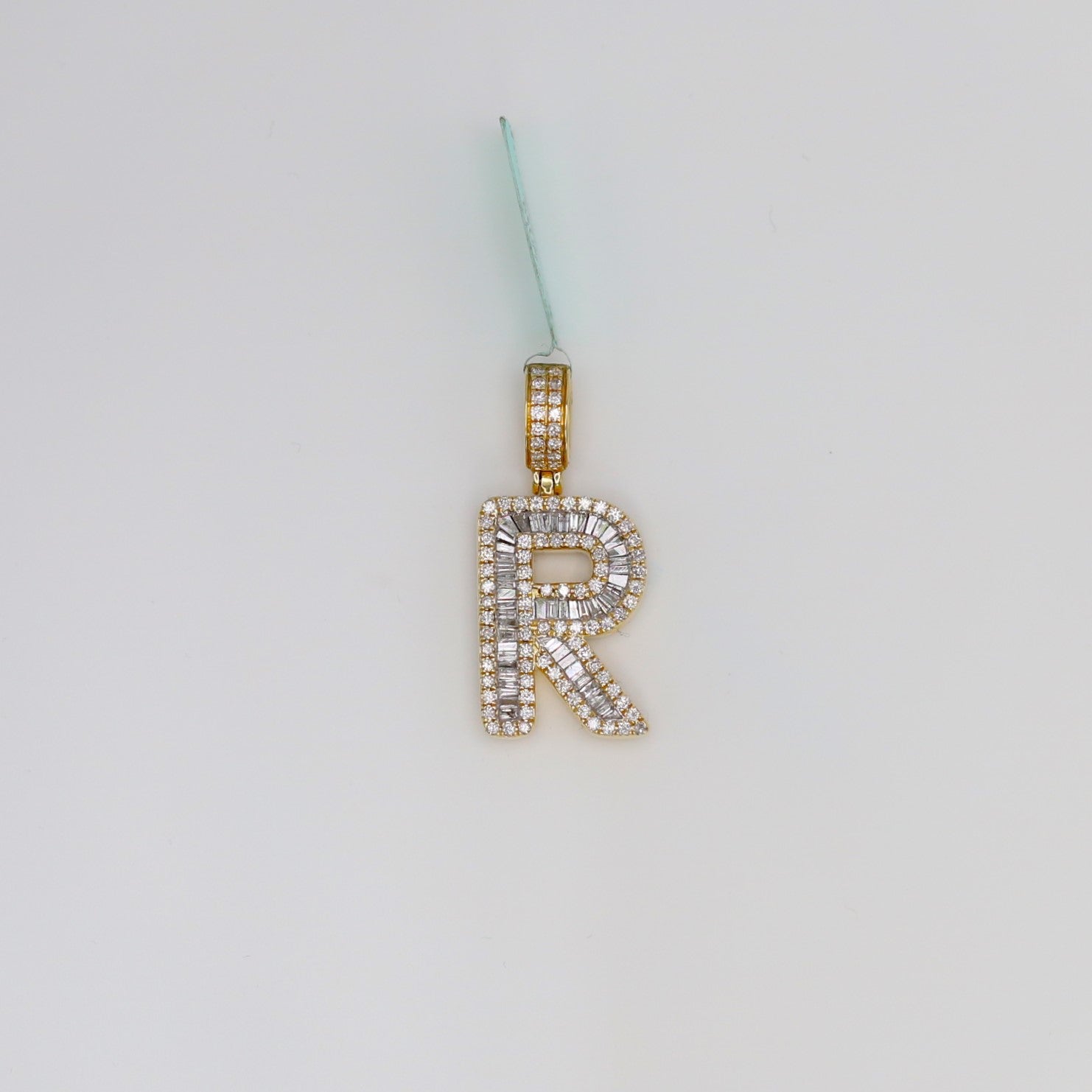 Diamond Letter R Pendant