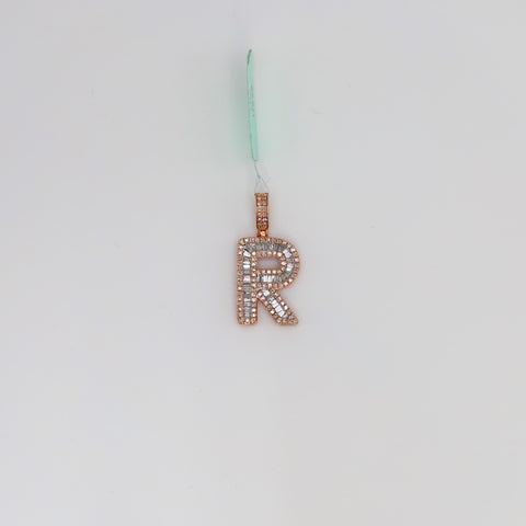 Diamond Letter R Pendant